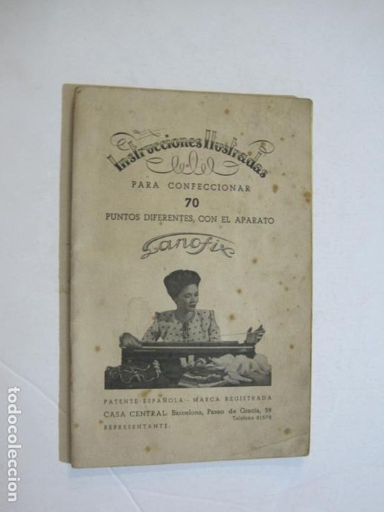 Otros art&iacute;culos de coleccionismo en papel: LANOFIX-INSTRUCCIONES ILUSTRADAS PARA CONFECCIONAR-CATALOGO PUBLICIDAD-VER FOTOS-(K-1138)
