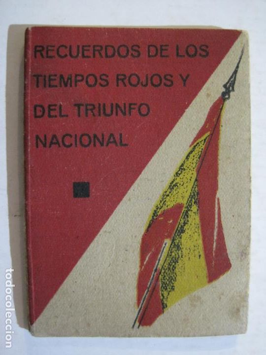 Altri oggetti di carta: RECUERDOS DE LOS TIEMPOS ROJOS Y DEL TRIUNFO NACIONAL-MINI LIBRITO ANTIGUO-VER FOTOS-(76.016)