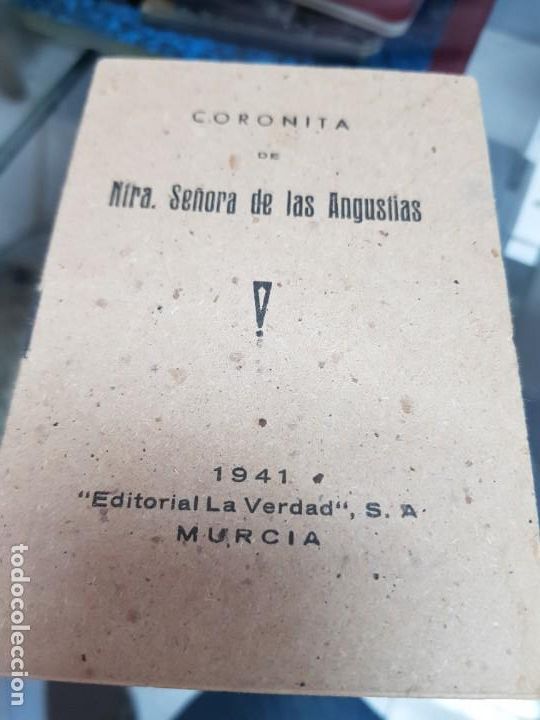 Otros art&iacute;culos de coleccionismo en papel: ANTIGUA CORONITA NTRA. SRA. DE LAS ANGUSTIAS MURCIA 1941