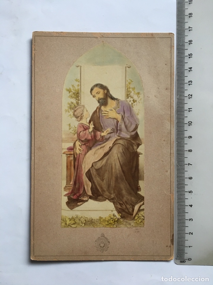 Otros Art&iacute;culos de Coleccionismo en Papel: ESTAMPA LITOGRAF&Iacute;CA. SAN JOS&Eacute; Y EL NI&Ntilde;O JES&Uacute;S. I. R. F. C. BERL&Iacute;N.