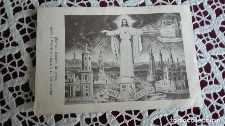Otros art&iacute;culos de coleccionismo en papel: Sagrado Coraz&oacute;n de Jes&uacute;s bendici&oacute;n de la bandera de la Juventud Femenina de Acci&oacute;n Cat&oacute;lica de la pa