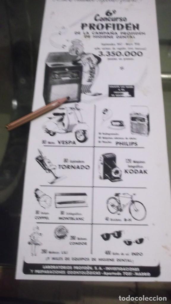 Otros Art&iacute;culos de Coleccionismo en Papel: RECORTE PUBLICIDAD A&Ntilde;OS 1957- PROFID&Eacute;N CONCURSO - MOTO VESPA ,MU&Ntilde;ECAS LILI,