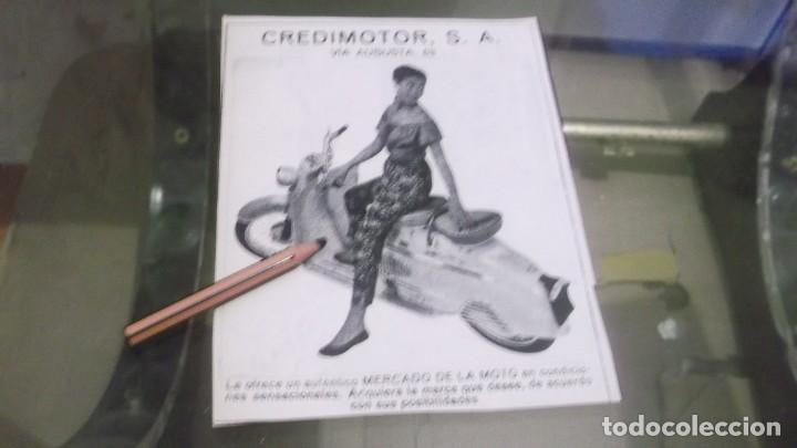 Otros Art&iacute;culos de Coleccionismo en Papel: RECORTE PUBLICIDAD A&Ntilde;O 1957 - MOTO VESPA -CREDIMOTOR,S.A.