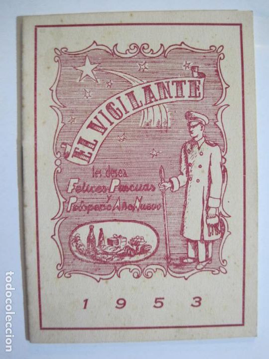 Collectionnisme Papier divers: EL VIGILANTE-A&Ntilde;O 1953-TARRASA-LIBRETO-FELICITACION ANTIGUA-VER FOTOS-(76.147)