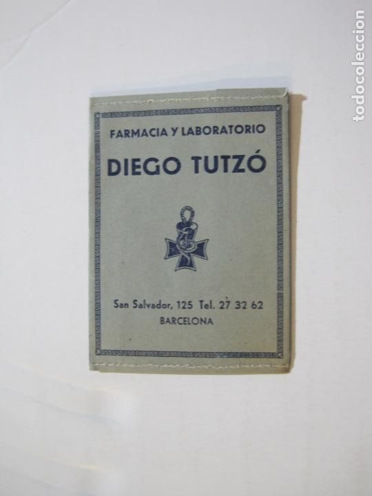 Otros art&iacute;culos de coleccionismo en papel: BARCELONA-FARMACIA Y LABORATORIO DIEGO TUTZO-SOBRE PUBLICIDAD-VER FOTOS-(76.125)