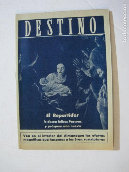 Outros artigos de papel: DESTINO-EL REPARTIDOR-A&Ntilde;O 1951-FELICITACION ANTIGUA-VER FOTOS-(K-1208)