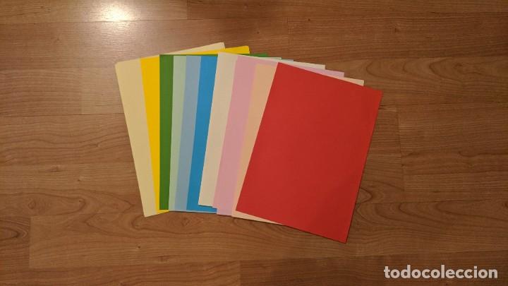 Collectionnisme Papier divers: LOTE 40 FOLIOS DIN-A4 COLORES