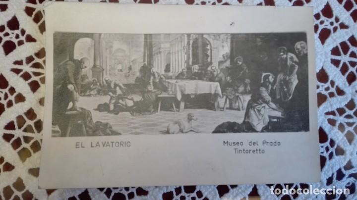 Otros Art&iacute;culos de Coleccionismo en Papel: Estampa el lavatorio Museo del Prado Tintoretto Valladolid 11 de abril de 1963