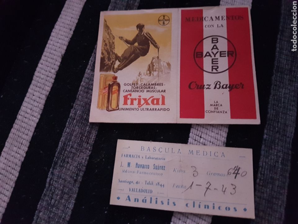 Collectionnisme Papier divers: Publicidad farmacia