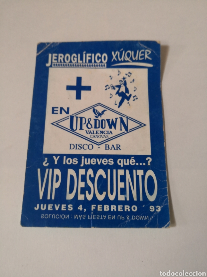 Altri oggetti di carta: Descuento flyer discoteca Valencia