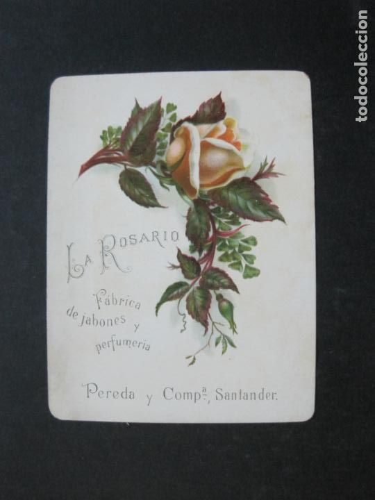 Collectionnisme Papier divers: LA ROSARIO-FABRICA DE JABONES Y PERFUMERIA-PEREDA Y CIA-SANTANDER-PUBLICIDAD-VER FOTOS-(K-1289)