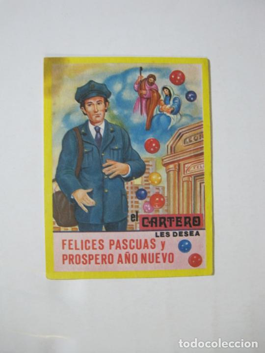Outros artigos de papel: EL CARTERO-A&Ntilde;O 1980-FELICITACION ANTIGUA NAVIDAD-VER FOTOS-(76.321)