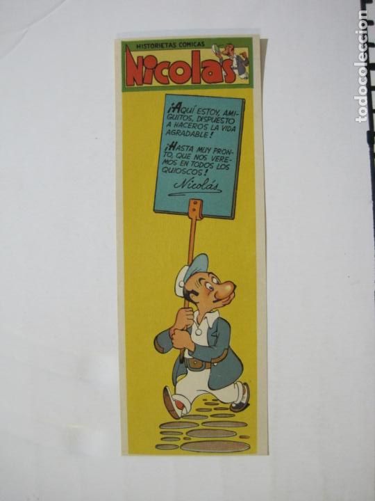 Altri oggetti di carta: HISTORIETAS COMICAS NICOLAS-PUBLICIDAD ANTIGUA-VER FOTOS-(K-1327)