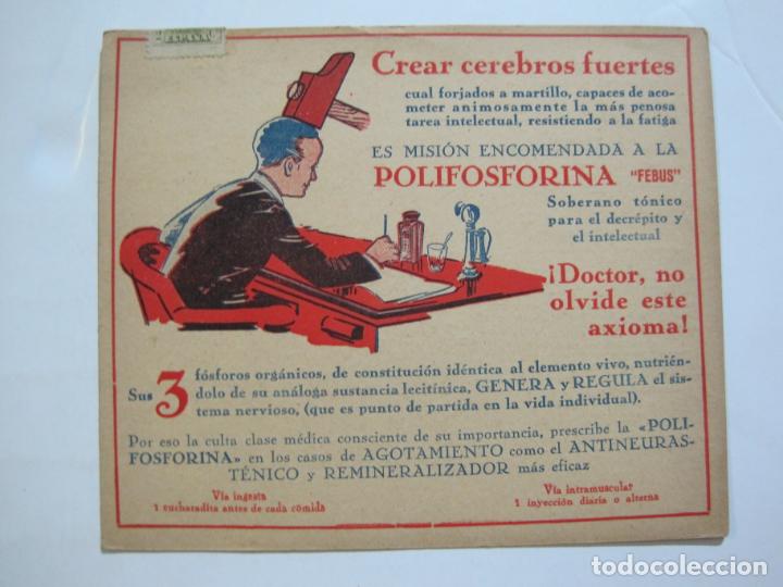 Collectionnisme Papier divers: FARMACIA-POLIFOSFORINA FEBUS-PUBLICIDAD ANTIGUA-VER FOTOS-(K-1335)