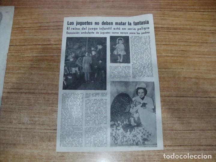 Altri oggetti di carta: RECORTE LOS JUGUETES NO DEBEN MATAR LA FANTASIA REVISTA MARISOL 1963