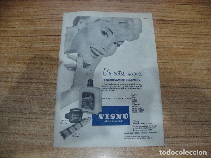 Altri oggetti di carta: RECORTE PUBLICIDAD CUTIS SUAVE VISNU REVISTA MARISOL 1963