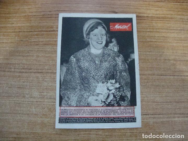 Otros Art&iacute;culos de Coleccionismo en Papel: RECORTE PRINCESA MARGARITA DE DINAMARCA REVISTA MARISOL 1963