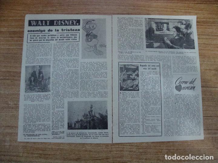 Altri oggetti di carta: RECORTE WALT DISNEY ENEMIGO DE LA TRISTEZA SACADO REVISTA MARISOL 1963