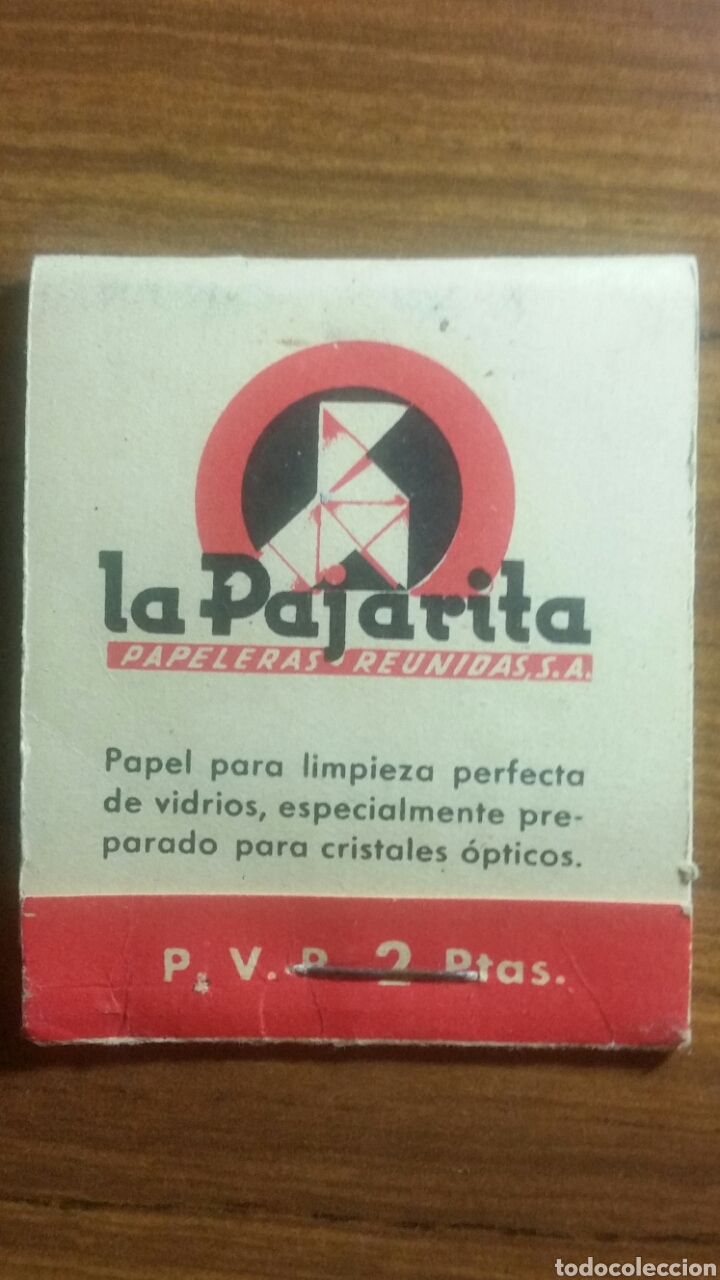 Outros artigos de papel: La PAJARITA papel secante para gafas