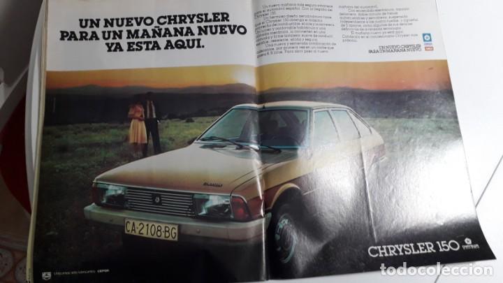 Otros Art&iacute;culos de Coleccionismo en Papel: PUBLICIDAD CHRYSLER 150. SIMCA. 2 PAGINAS EXTRAIDO DE CAMBIO 16. 1977