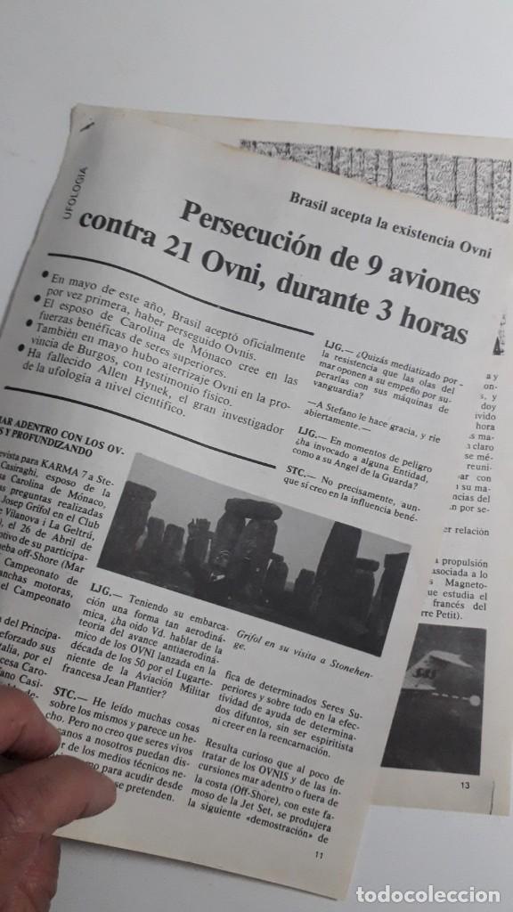 Otros Art&iacute;culos de Coleccionismo en Papel: BRASIL ACEPTA LA EXISTENCIA OVNI. RECORTE 4 PAGINAS REVISTA KARMA 7. SEPTIEMBRE 1986