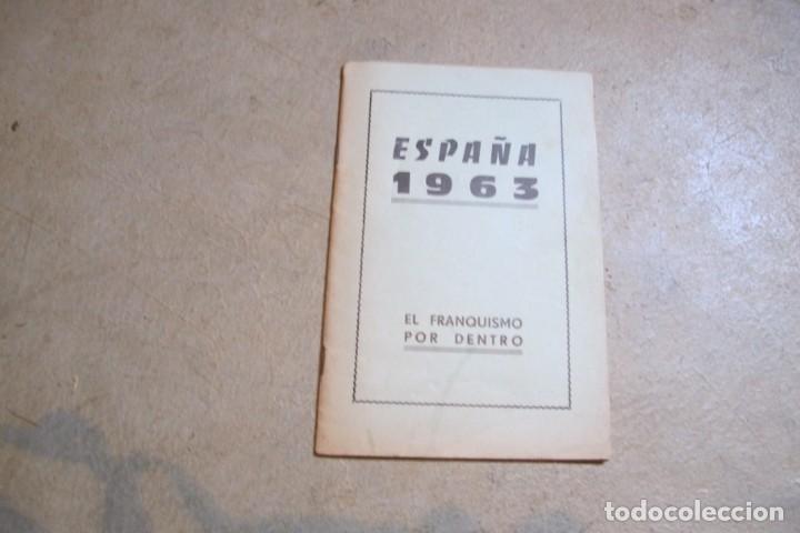 Sammelleidenschaft Andere Papierartikel: ESPA&Ntilde;A 1063. EL FRANQUISMO POR DENTRO. PANFLETO LIBRITO. ANARQUISMO