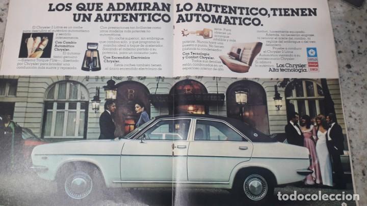 Otros Art&iacute;culos de Coleccionismo en Papel: PUBLICIDAD CHRYSLER AUTOMATICO. DOS PAGINAS. EXTRAIDO DE CAMBIO 16, 1977