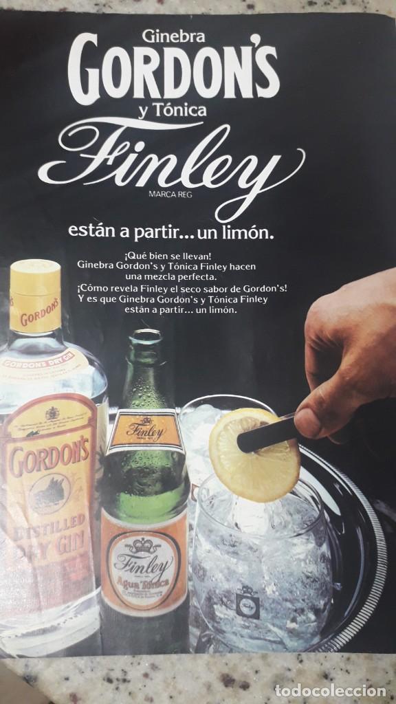 Otros art&iacute;culos de coleccionismo en papel: PUBLICIDAD GINEBRA GORDONS Y TONICA FINLEY. CAMBIO 16. JUNIO 1977