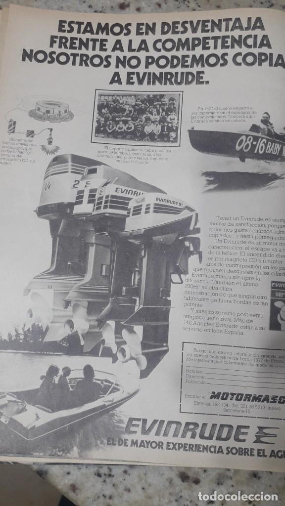Otros Art&iacute;culos de Coleccionismo en Papel: PUBLICIDAD MOTORES FUERA BORDA EVINRUDE. CAMBIO 16. JUNIO 1977