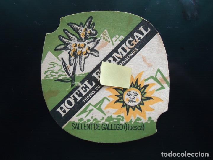 Otros art&iacute;culos de coleccionismo en papel: posavasos hotel formigal sallent de gallego huesca pirineo aragones oscense esqui nieve monta&ntilde;a