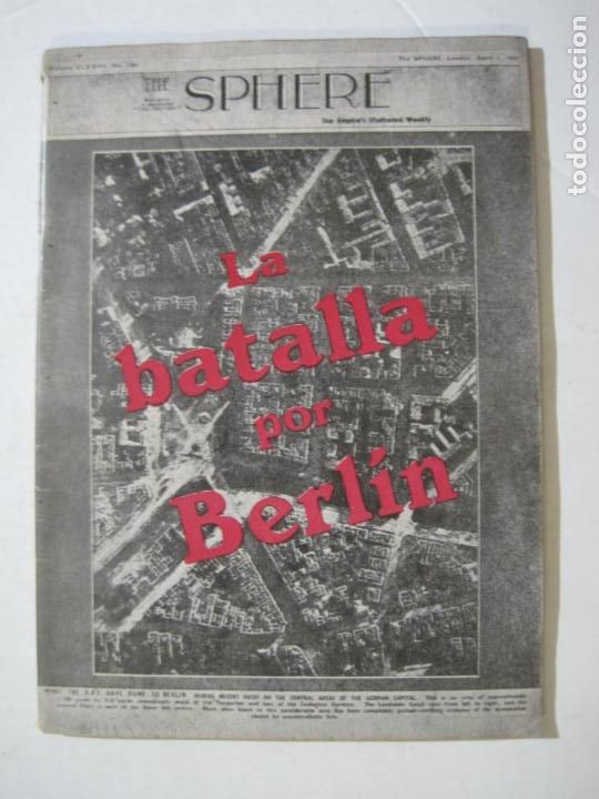 Otros art&iacute;culos de coleccionismo en papel: LA BATALLA POR BERLIN-PUBLICACION ANTIGUA CON FOTOS-VER FOTOS-(K-1504)