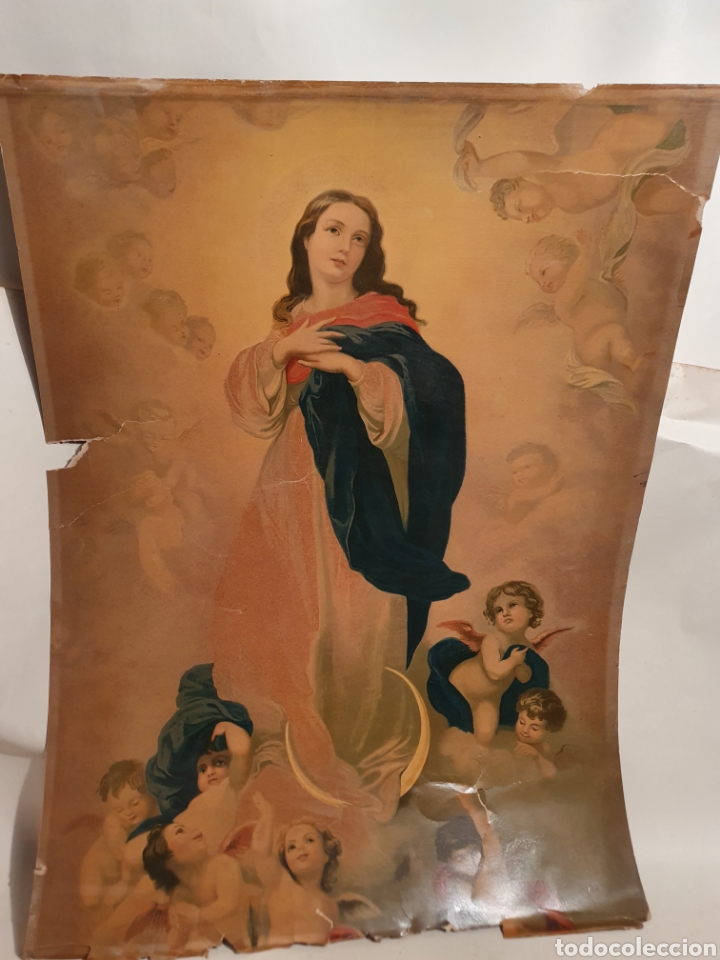 Otros art&iacute;culos de coleccionismo en papel: INMACULADA CONCEPCION. CROMOLITOGRAFIA SIGLO XIX.