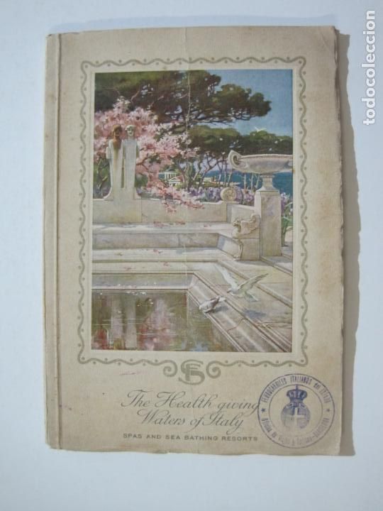 Otros art&iacute;culos de coleccionismo en papel: PUBLICIDAD-ITALIA-SELLO FERROCARRILES ITALIANOS DEL ESTADO-BARCELONA-VER FOTOS-(K-1510)