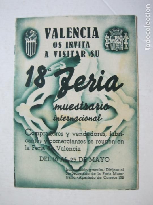 Otros art&iacute;culos de coleccionismo en papel: VALENCIA-18 FERIA MUESTRARIO INTERNACIONAL 1935-PUBLICIDAD ANTIGUA-VER FOTOS-(K-1515)