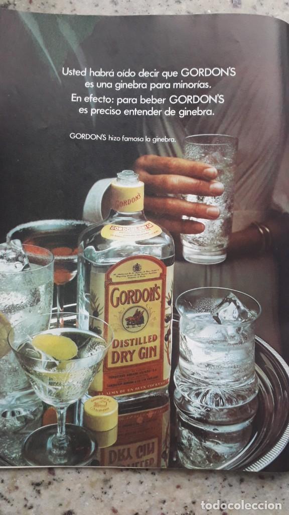 Otros art&iacute;culos de coleccionismo en papel: PUBLICIDAD. ANUNCIO DE GINEBRA GORDON&acute;S . EXTRAIDO DE CAMBIO 16