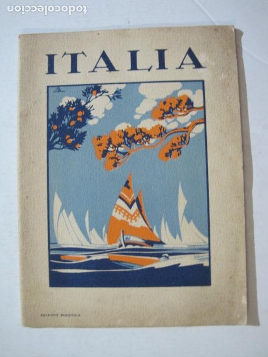 Otros art&iacute;culos de coleccionismo en papel: ITALIA-CON FOTOS Y DETALLES-EN ESPA&Ntilde;OL-PUBLICIDAD-ENIT-FERROCIE DELLO STATO-VER FOTOS-(K-1575)
