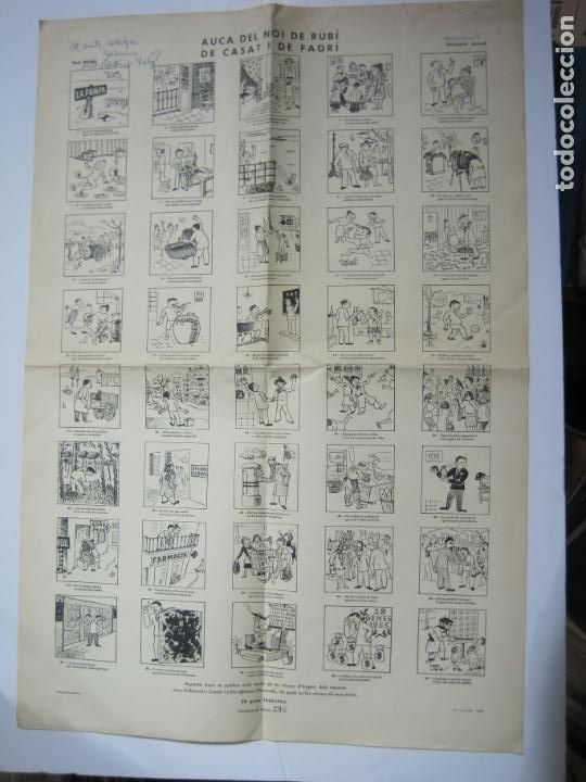 Otros art&iacute;culos de coleccionismo en papel: AUCA DEL NOI DE RUBI DE CASAT I DE FADRI-NUMERADA-ANY 1965-AUCA ANTIGA-VER FOTOS-(K-1621)