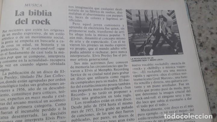 Otros art&iacute;culos de coleccionismo en papel: EDITADO DISCO CON LAS CANCIONES DE ELVIS PRESLEY ANTES DE 1956 RECORTE CAMBIO 16,SEPT. 1976