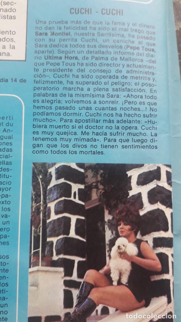 Otros art&iacute;culos de coleccionismo en papel: SARA MONTIEL Y SU PERRITA CUCHI. PEQUE&Ntilde;O RECORTE CAMBIO 16,SEPT. 1976