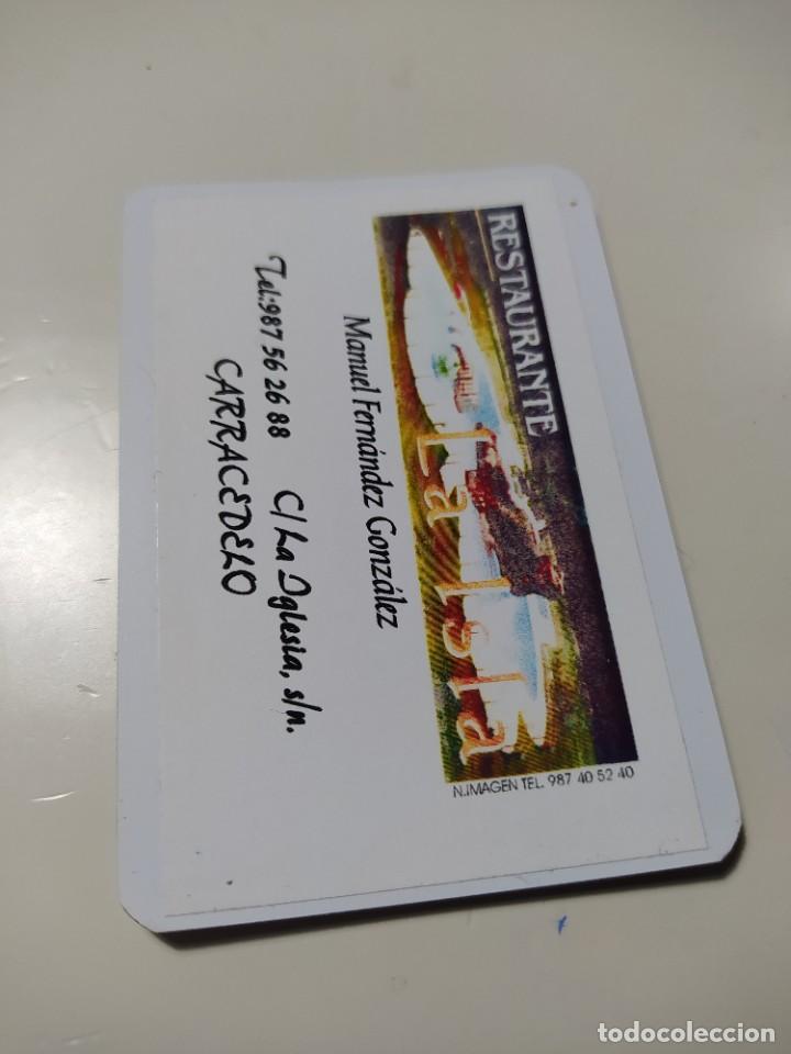 Otros art&iacute;culos de coleccionismo en papel: Mini agenda Restaurante Manuel Fern&aacute;ndez de Carracedelo (Le&oacute;n)