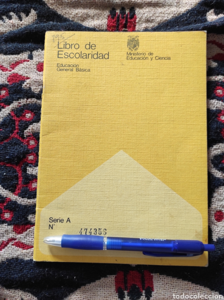 Otros Art&iacute;culos de Coleccionismo en Papel: LIBRO DE ESCOLARIDAD A&Ntilde;O 77, EGB MADRID