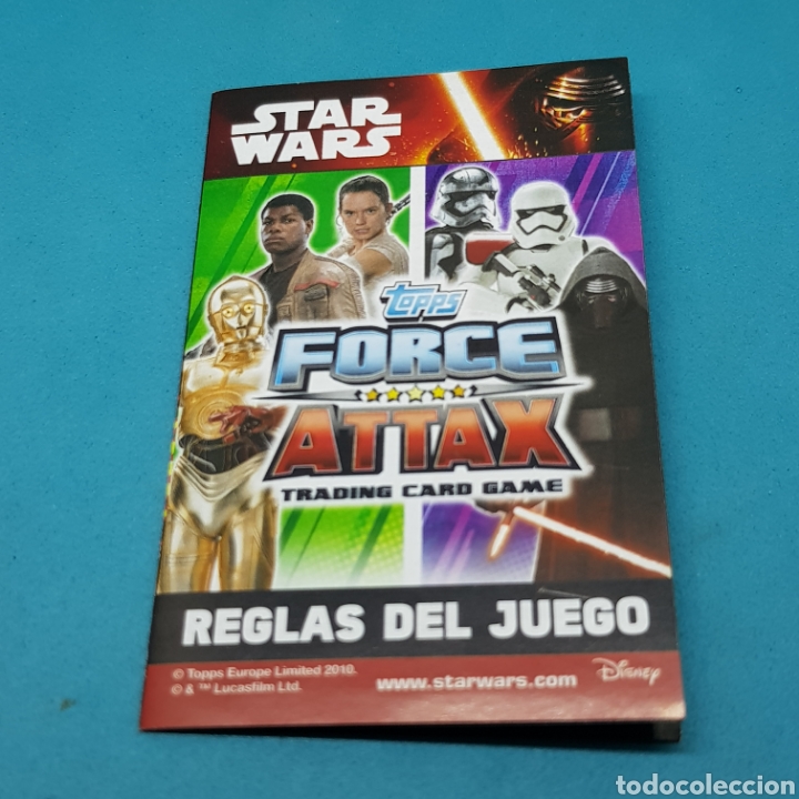 Otros art&iacute;culos de coleccionismo en papel: (44.5) LIBRITO O FOLLETO. REGLAS DE JUEGO. STAR WARS. TOPPS FORCE ATTAX 2010