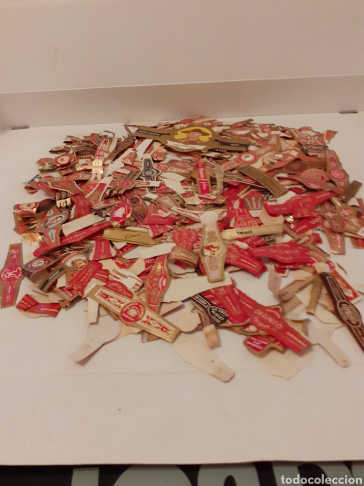 Otros Art&iacute;culos de Coleccionismo en Papel: GRAN LOTE VITOLAS Y ANILLOS PUROS