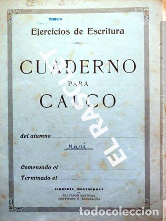 Paper Collecting Others: ANTIG&Uuml;O- CUADERNO- PARA CALCO - DEL A&Ntilde;O 1935