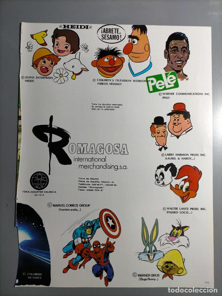 Otros Art&iacute;culos de Coleccionismo en Papel: PUBLICIDAD JUGUETES PIC&Oacute; Y ROMAGOSA HEIDI SESAME STREET PELE LAUREL HARDY WARNER MARVEL PAJARO LOCO
