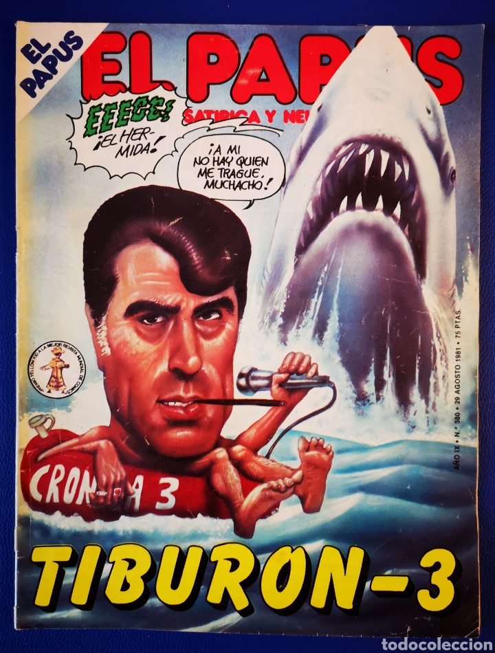 Otros Art&iacute;culos de Coleccionismo en Papel: EL PAPUS - N&deg; 380 - 29 08 1981