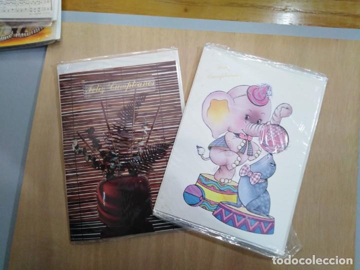Otros art&iacute;culos de coleccionismo en papel: 2 Tarjetas de Felicitaci&oacute;n