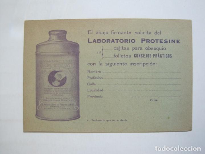 Otros art&iacute;culos de coleccionismo en papel: BURGOS-LABORATORIO PROTENISE-BRIVIESCA-PUBLICIDAD ANTIGUA-VER FOTOS-(77.105)