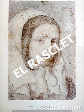 Paper Collecting Others: LAMINA REPRODUCCI&Oacute;N CUADRO DE DIEGO VELAZQUEZ - CABEZA DE MUCHACHA- SIN ENMARCAR