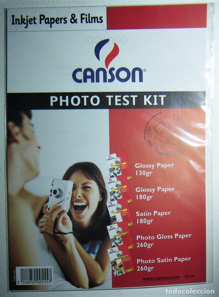 Otros Art&iacute;culos de Coleccionismo en Papel: PHOTO TEST KIT CANSON PARA FOTOGRAFIA SIN ABRIR RETRACTILADO